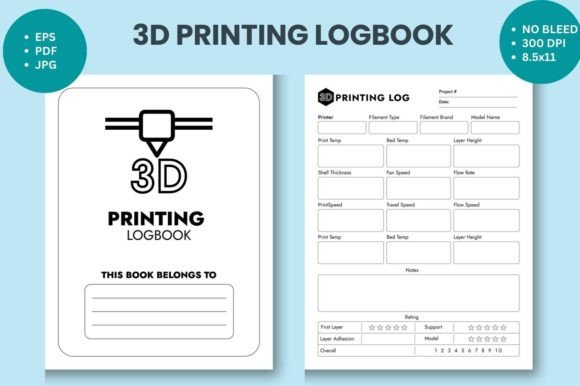 Master Your 3D Prints with a Professional Log Book