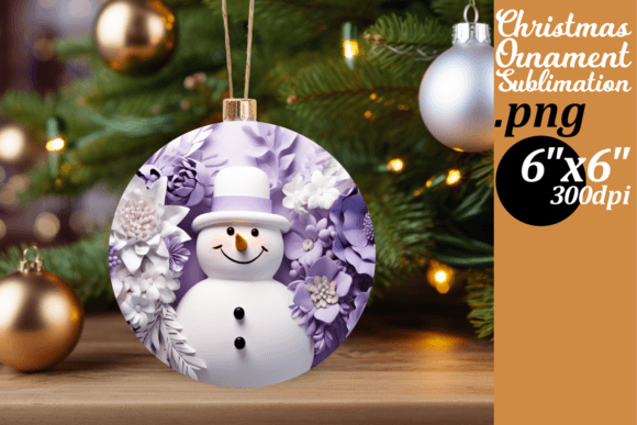 Snowman 3D Sublimation Magic
